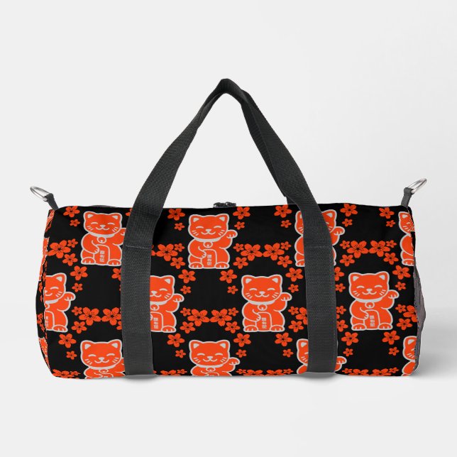 Sac De Sport Lucky Japonais Maneki-neko (Recto)