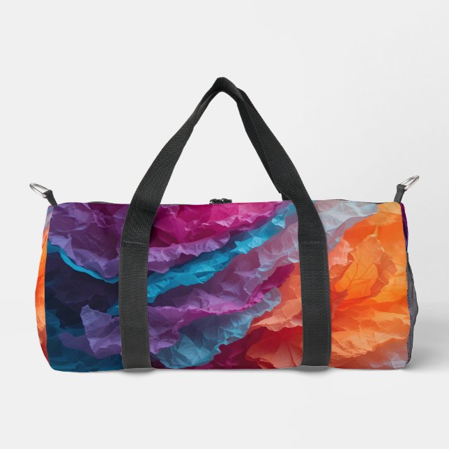 Sac De Sport Luminous Abstract Tissue Paper Layers (Recto)