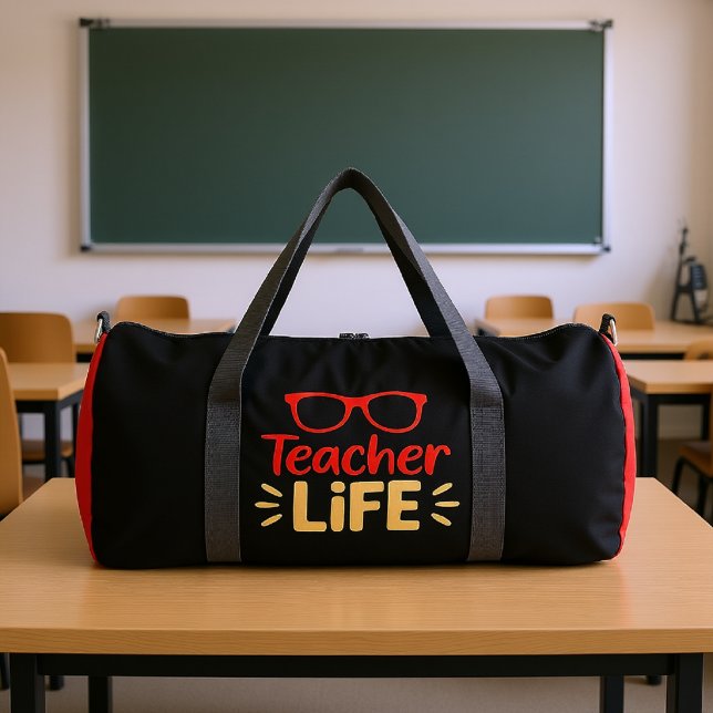 Sac De Sport Lunettes de vie d'enseignant (Créateur téléchargé)