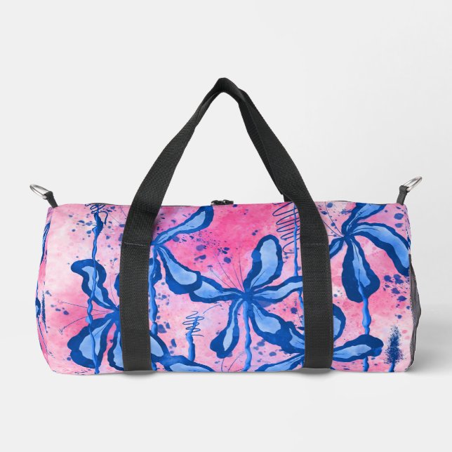 Sac De Sport Lys encastrés - Rose bleu (Recto)