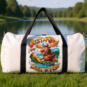 Sac De Sport Magnifique orignal avec un poisson :