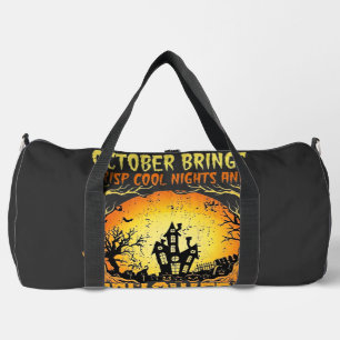 Sac De Sport Maison Hantée de Peurs d'Halloween Pleine Lune Cit