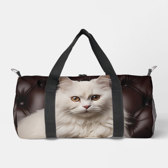 Sac De Sport Majestic white cat (Recto)