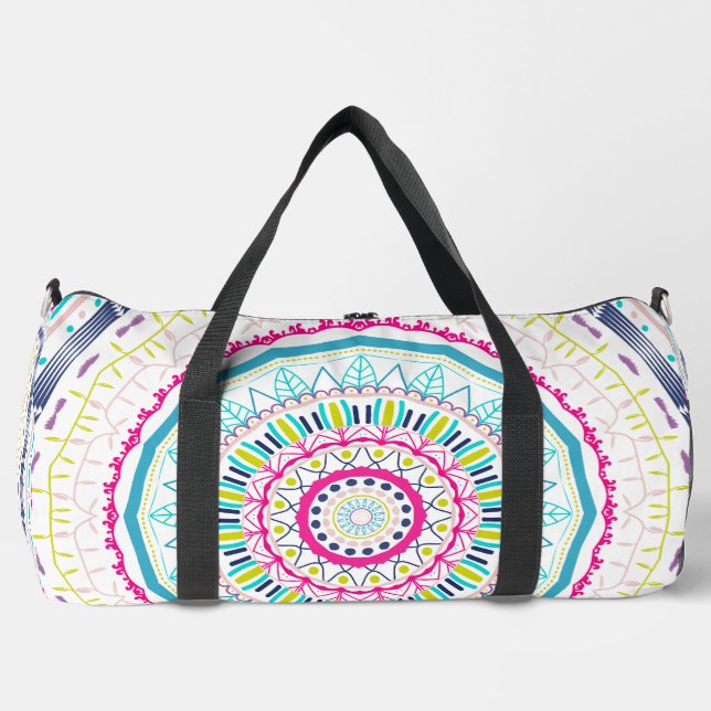 Sac De Sport mandala coloré (Recto)