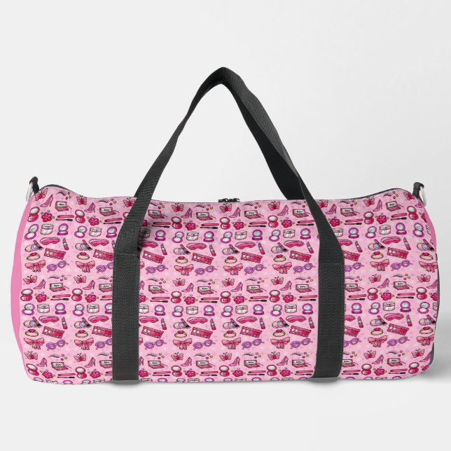 Sac De Sport Maquillage de fille - rose (Recto)