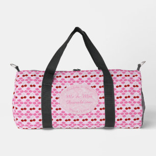Sac De Sport Mariage rose Printemps Cerisiers en fleurs et ceri