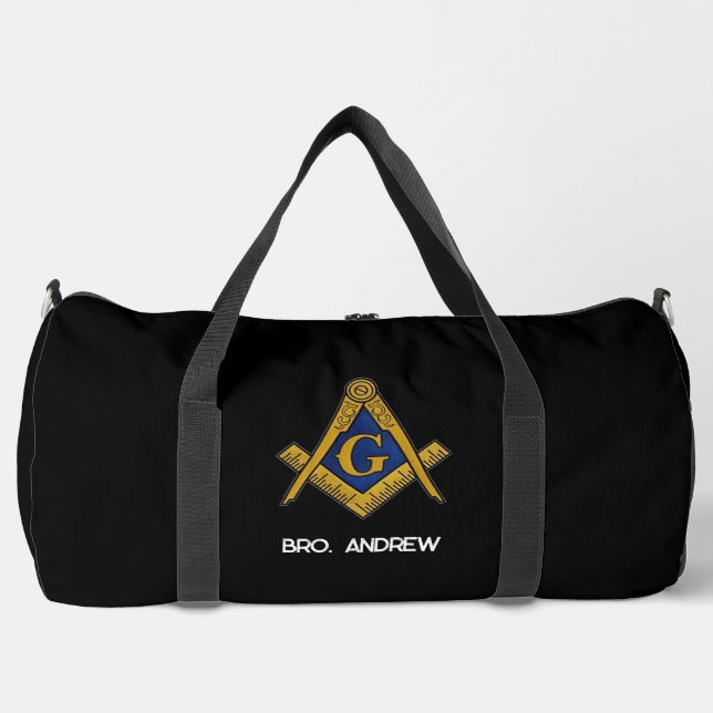 Sac De Sport Masonic Freemasons Masonry Oes Carré et Compass (Recto)