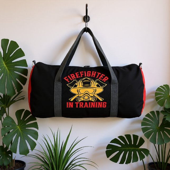 Sac De Sport Masque de casque de pompier en formation (Créateur téléchargé)