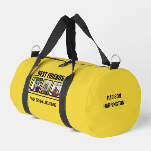 Sac De Sport Meilleurs amis vos 6 photos, nom, texte et couleur