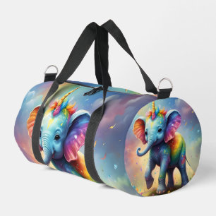 Sac De Sport Merveilles radieuses : L'éléphant bébé licorne arc