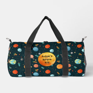 Sac De Sport Mignons planètes spatiales aquarelles fusées étoil