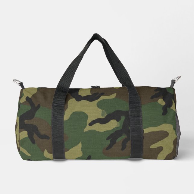 Sac De Sport Military Forest Camouflage Pattern (Recto)