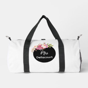 Sac De Sport Mme Nom Nom Nom Nom Mariée Personnalisée