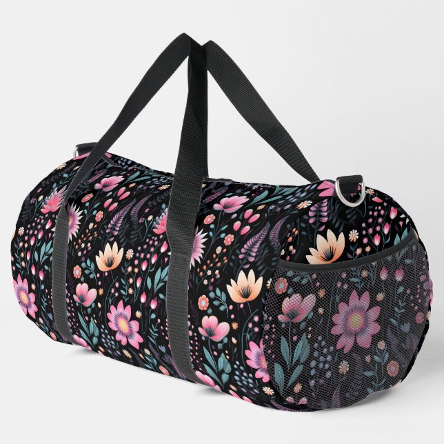 Sac De Sport Modèle floral (Coin droit)