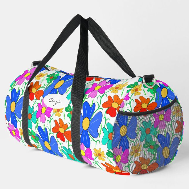 Sac De Sport Modèle floral (Coin droit)