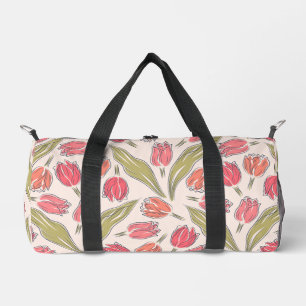 Sac De Sport Modèle floral de tulipe sans joint - Botanique Vin