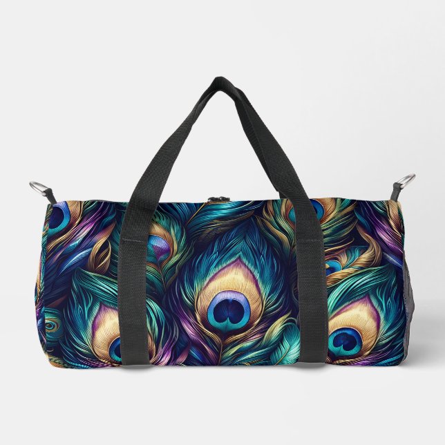 Sac De Sport Modèle Peacock plume unique (Recto)