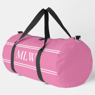 Sac De Sport Modèle simple rose et blanc