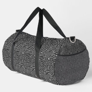 Sac De Sport Moderne, élégant, gris et noir classique