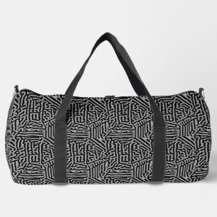 Sac De Sport Moderne, élégant, gris et noir classique
