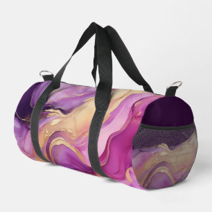 Sac De Sport Moderne violet et or Abstrait luxe-