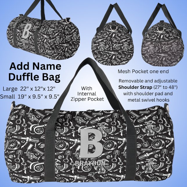 Sac De Sport Modifier le nom initial, ajouter (supprimer) le no (Créateur téléchargé)