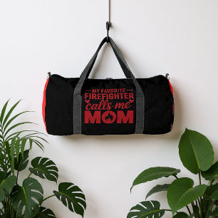 Sac De Sport Mon pompier préféré m'appelle maman 