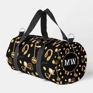 Sac De Sport Monogramme à motif de détecteur de métaux