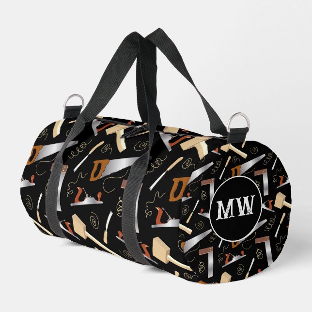 Sac De Sport Monogramme de menuisier (Coin gauche)