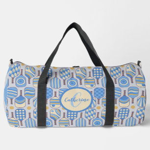 Sac De Sport Monogramme de Pickball Bleu