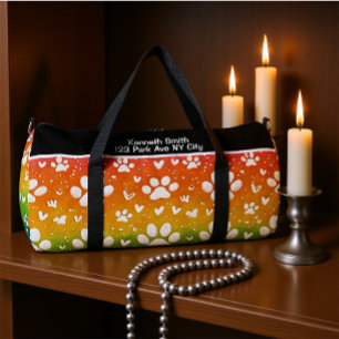 Sac De Sport Monogramme Empreinte de Patte Blanche Dégradé Arc-