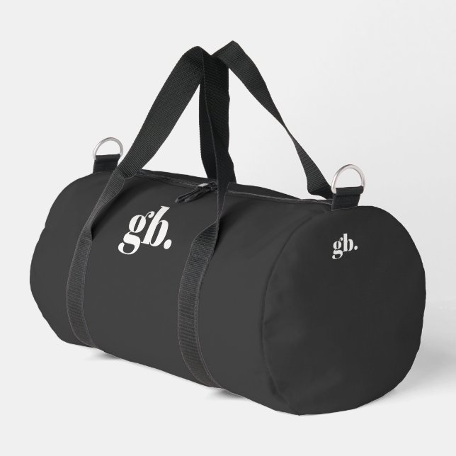 Sac De Sport Monogramme Gras Vintage Noir (Coin gauche)
