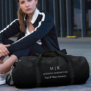 Sac De Sport Monogramme minimaliste ou ajouter un logo Business