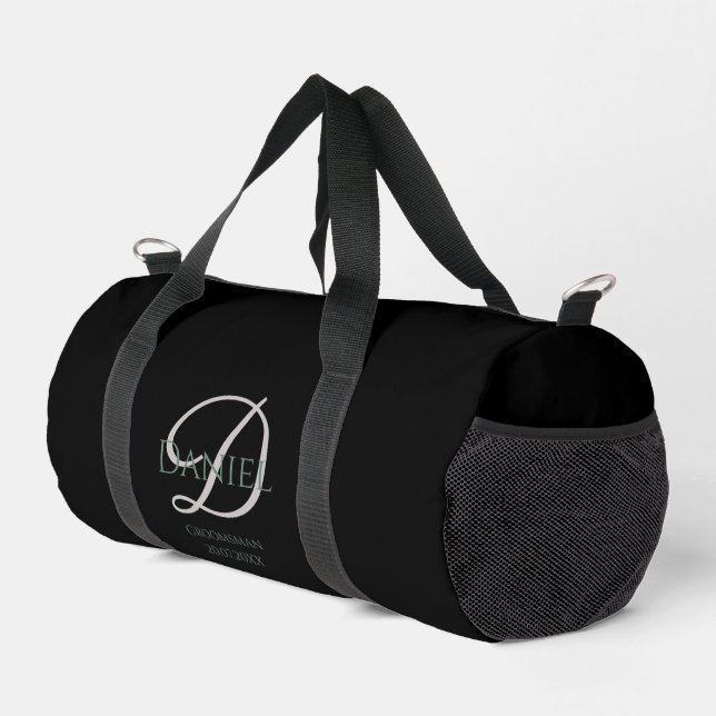 Sac De Sport monogramme noir (Coin droit)