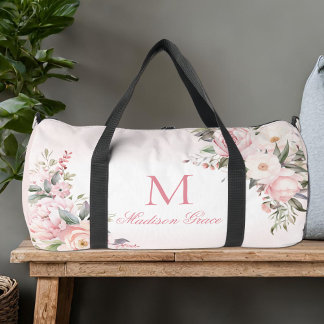 Sac De Sport Monogramme Nom Personnalisé Sur Mesure