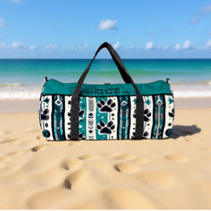Sac De Sport Monogramme personnalisable empreinte de patte trib
