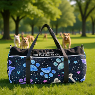 Sac De Sport Monogramme personnalisé de voyage avec empreinte d