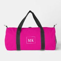 monogramme personnalisé, rose chaud partout