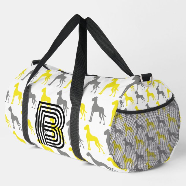 Sac de sport monogrammé pour Grand Danois (Coin droit)