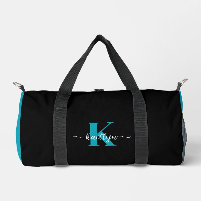 Sac De Sport Monogramme sarcelle noir (Recto)