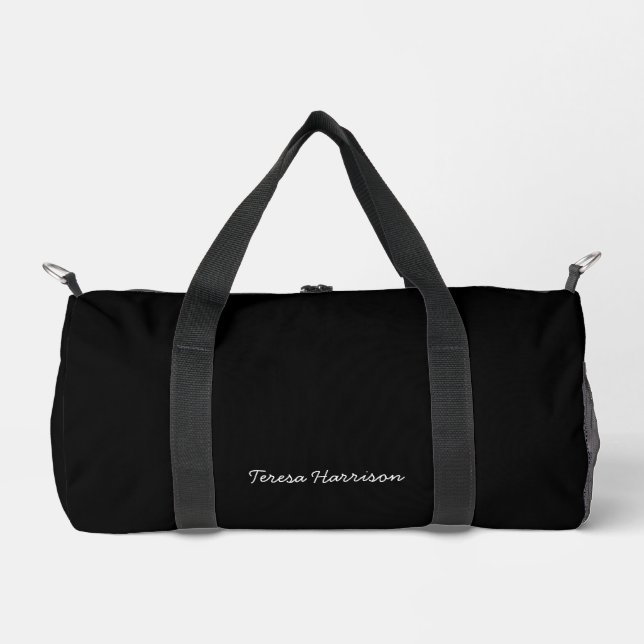 Sac De Sport Monogramme tendance | Design de script moderne noi (Recto)