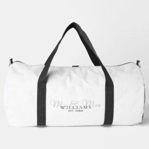 Sac De Sport Monsieur et Madame Voyage de Noces Mariage Établis