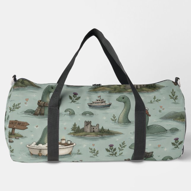 Sac De Sport Monstre du Loch Ness  (Recto)