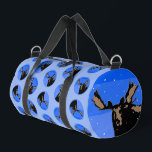 Sac De Sport Moose en hiver - Art original de la faune<br><div class="desc">Oie en portrait d'hiver, peinture originale. Nous nous spécialisons dans l'art original mignon et drôle. Achetez ceci pour vous-même ou comme un grand cadeau pour vos amis amoureux de Moose. Soyez créatif - cliquez sur la PERSONNALISER pour ajouter/supprimer/modifier du texte, redimensionner l'image, modifier les couleurs ou tout ce que l'outil...</div>