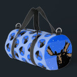 Sac De Sport Moose en hiver - Art original de la faune<br><div class="desc">Oie en portrait d'hiver, peinture originale. Nous nous spécialisons dans l'art original mignon et drôle. Achetez ceci pour vous-même ou comme un grand cadeau pour vos amis amoureux de Moose. Soyez créatif - cliquez sur la PERSONNALISER pour ajouter/supprimer/modifier du texte, redimensionner l'image, modifier les couleurs ou tout ce que l'outil...</div>
