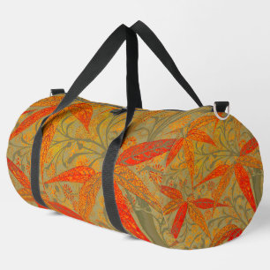 Sac De Sport Morris & Co. Motif Bamboo Godwin Orange et Sauge