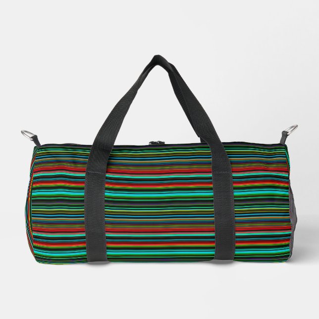 Sac De Sport Motif à bandes multiples (Recto)