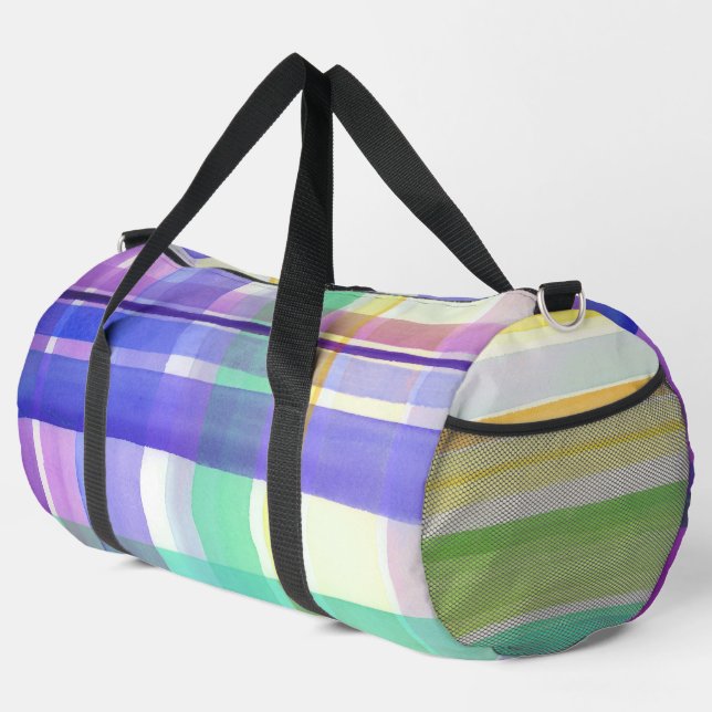 Sac De Sport Motif à carreaux (Coin droit)