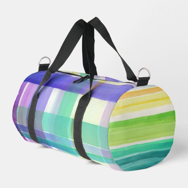 Sac De Sport Motif à carreaux (Coin gauche)