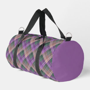 Sac De Sport Motif à carreaux avec coloration en zig zag
